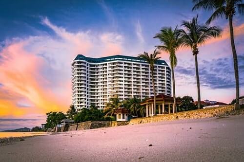 Hotel en la playa